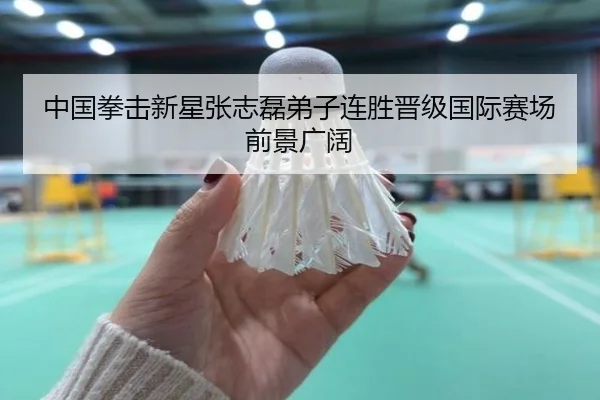 中国拳击新星张志磊弟子连胜晋级国际赛场前景广阔